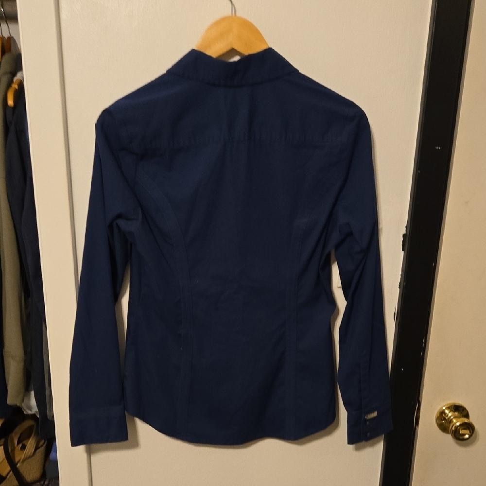 Banana Republic Deep Blue Collared Shirt - Picture 5 of 6